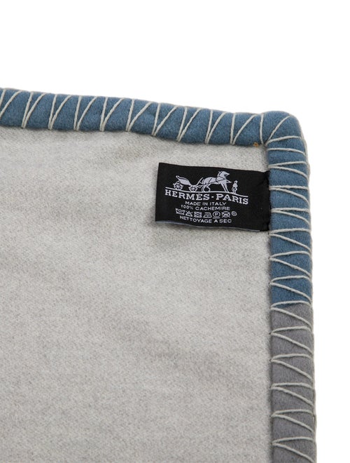 Hermès Tigre Bayadere Cashmere Throw Blanket