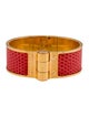 Hermès Lizard Hinged Bracelet