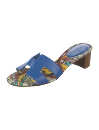Hermès Oasis Leather Slides
