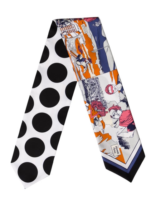 Hermès Wow Twill Up Jumbo Silk Twilly Scarf