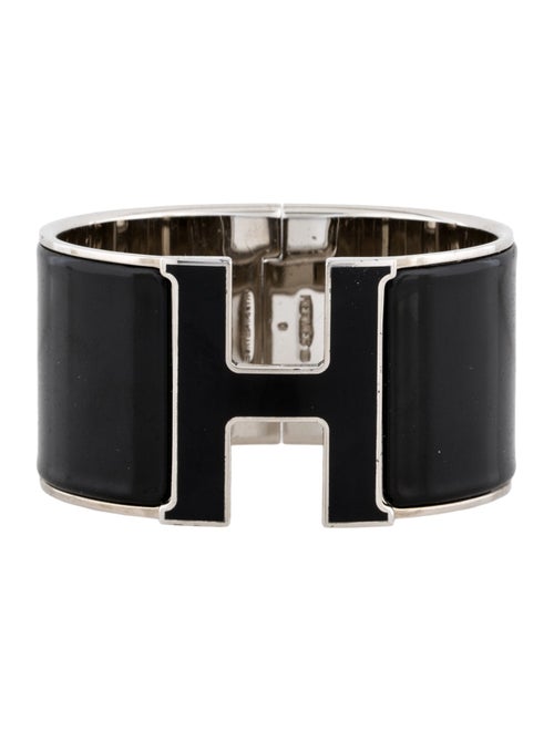 Hermès Clic H XL with Enamel at Turnlock Bangle Bracelet