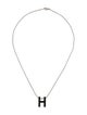 Hermès Enamel Pop H Pendant Necklace