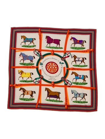 Hermès Scarves and Shawls Couvertures et Tenues de Jour Cashmere Shawl 140cm