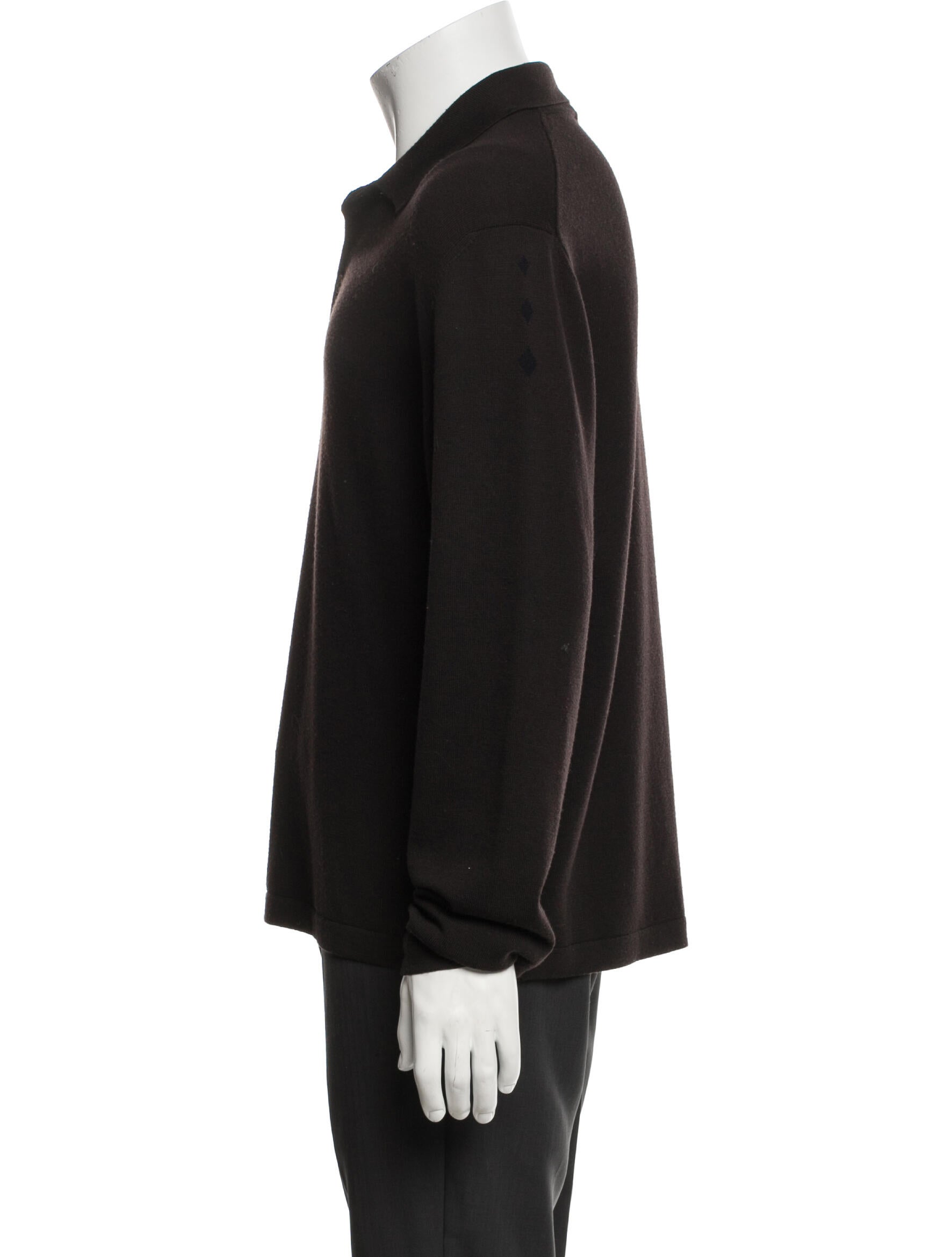 Hermès Vintage Merino Wool Polo Shirt