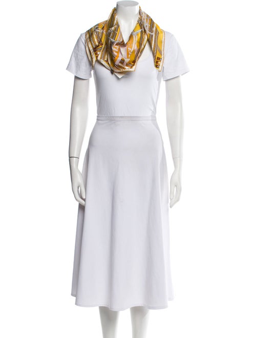 Hermès Brides Et Gris Gris Silk Scarf