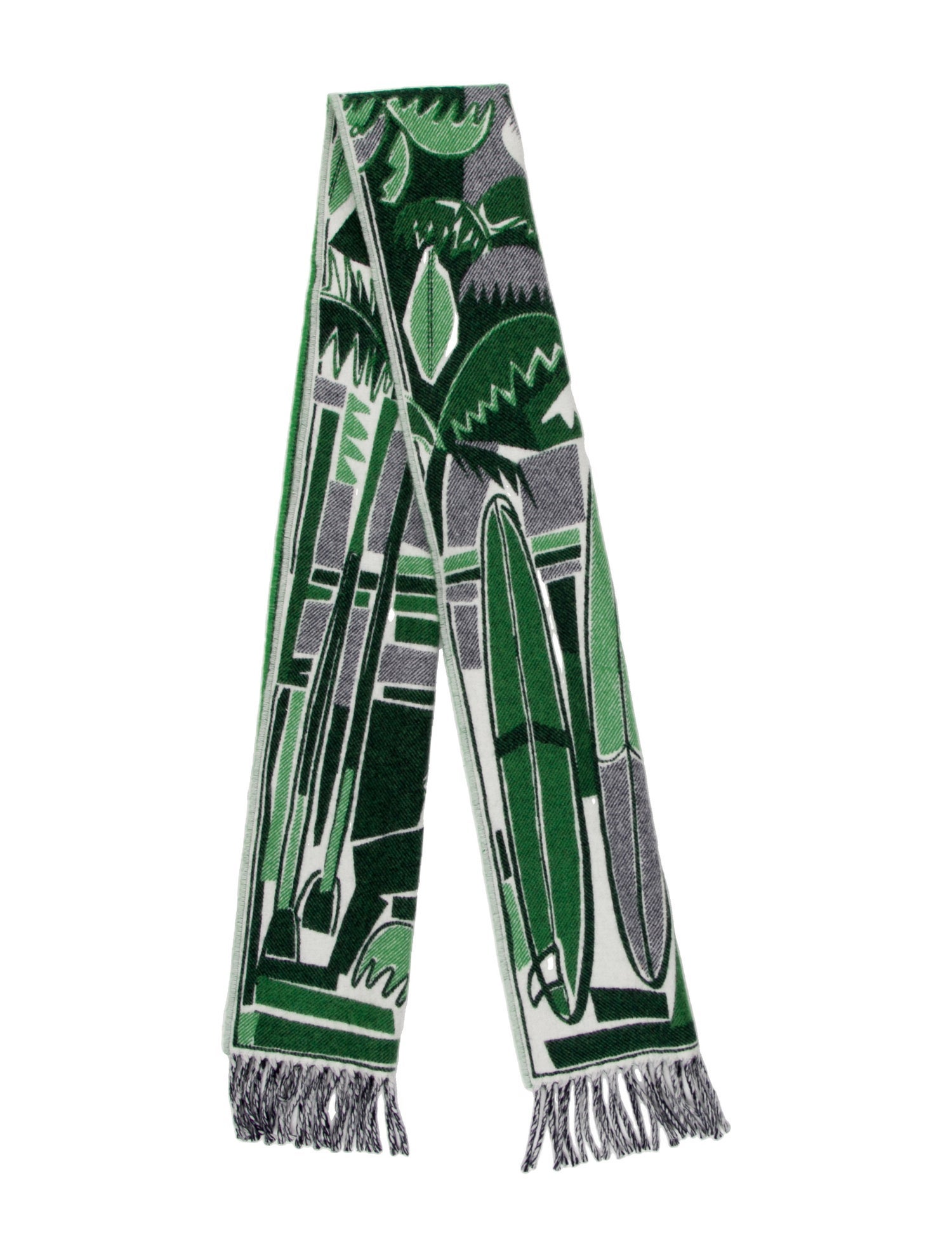 Hermès Sea, Surf and Fun Cashmere Muffler