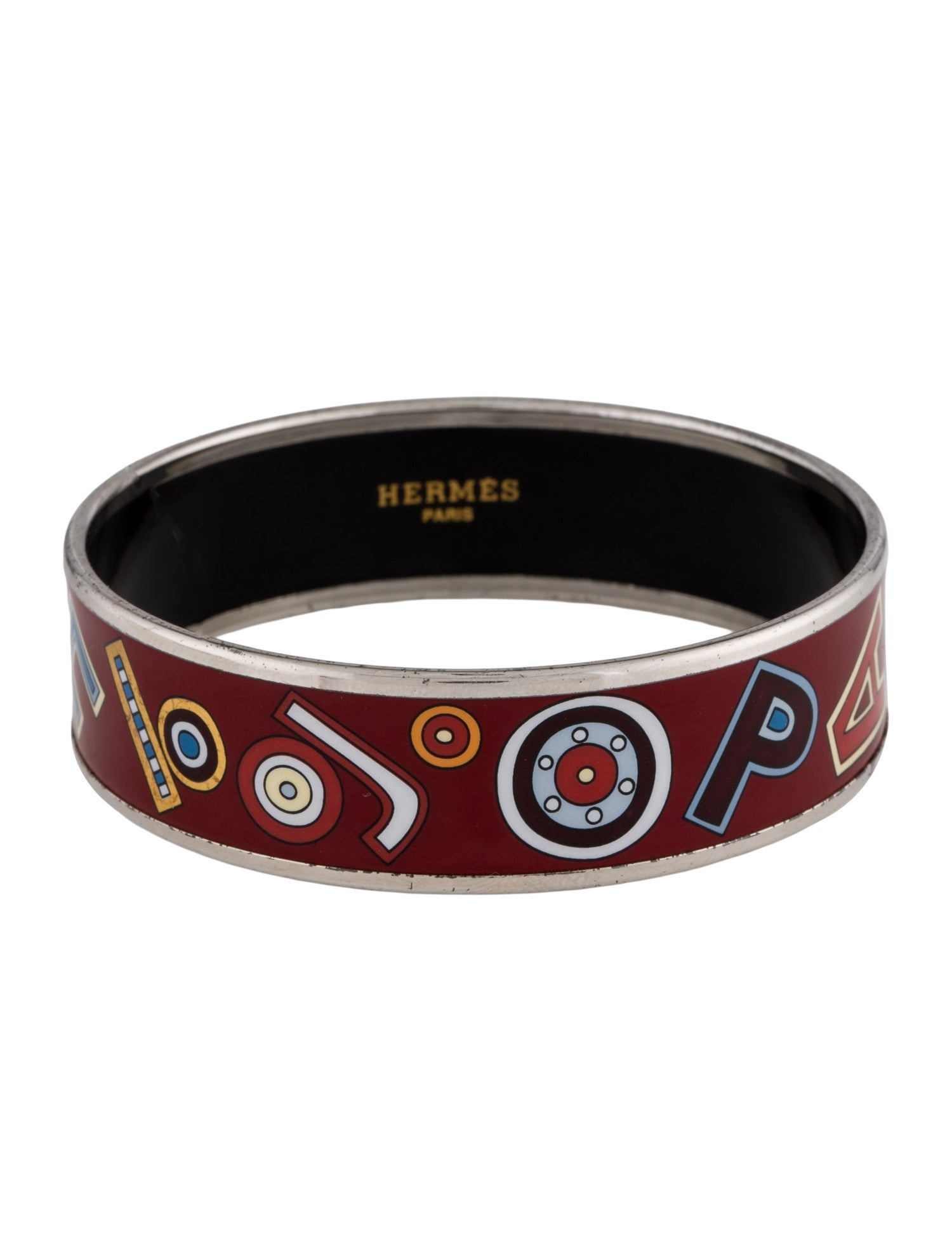 Hermès Wide Enamel Bangle