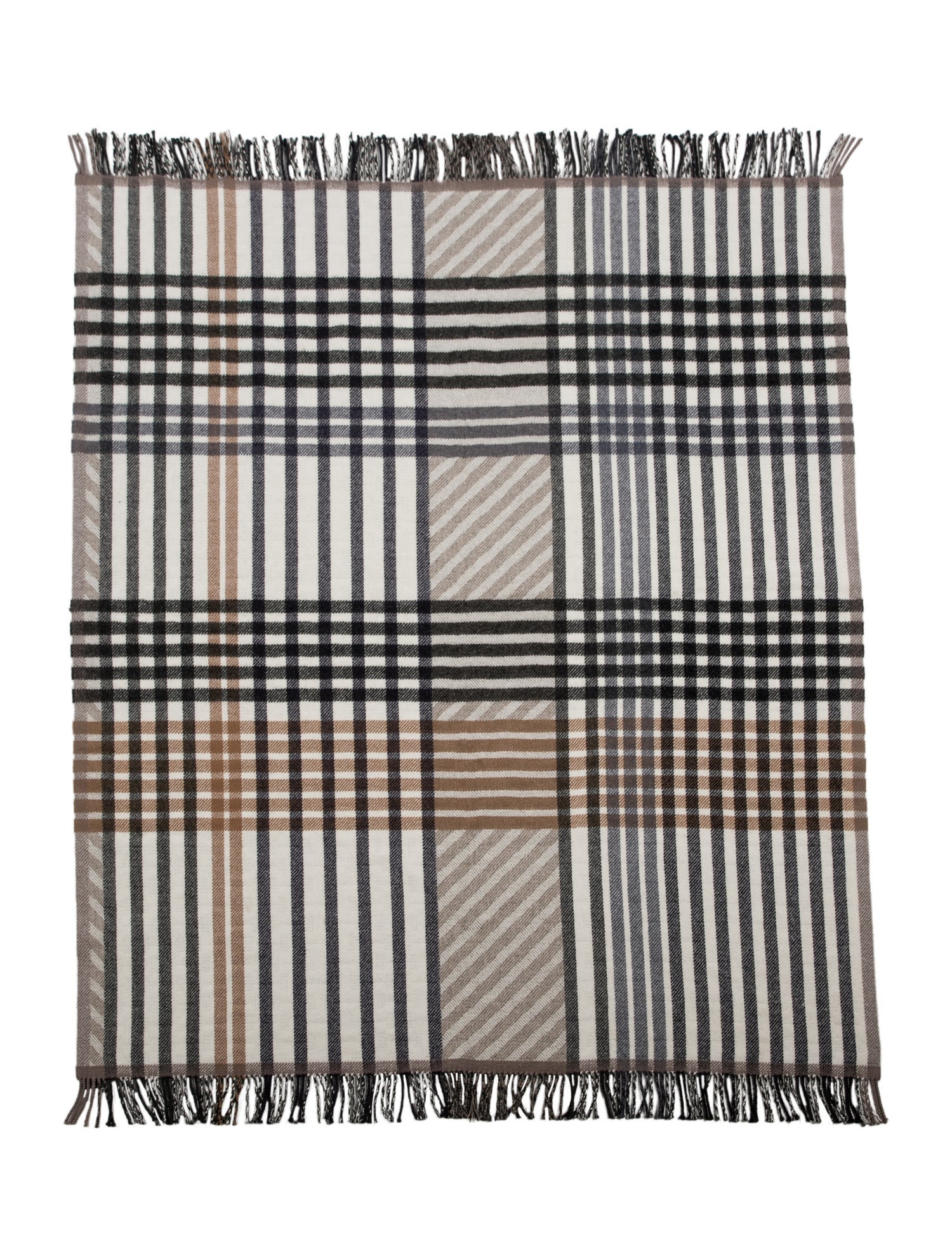 Hermès Wool Escapade Throw Blanket