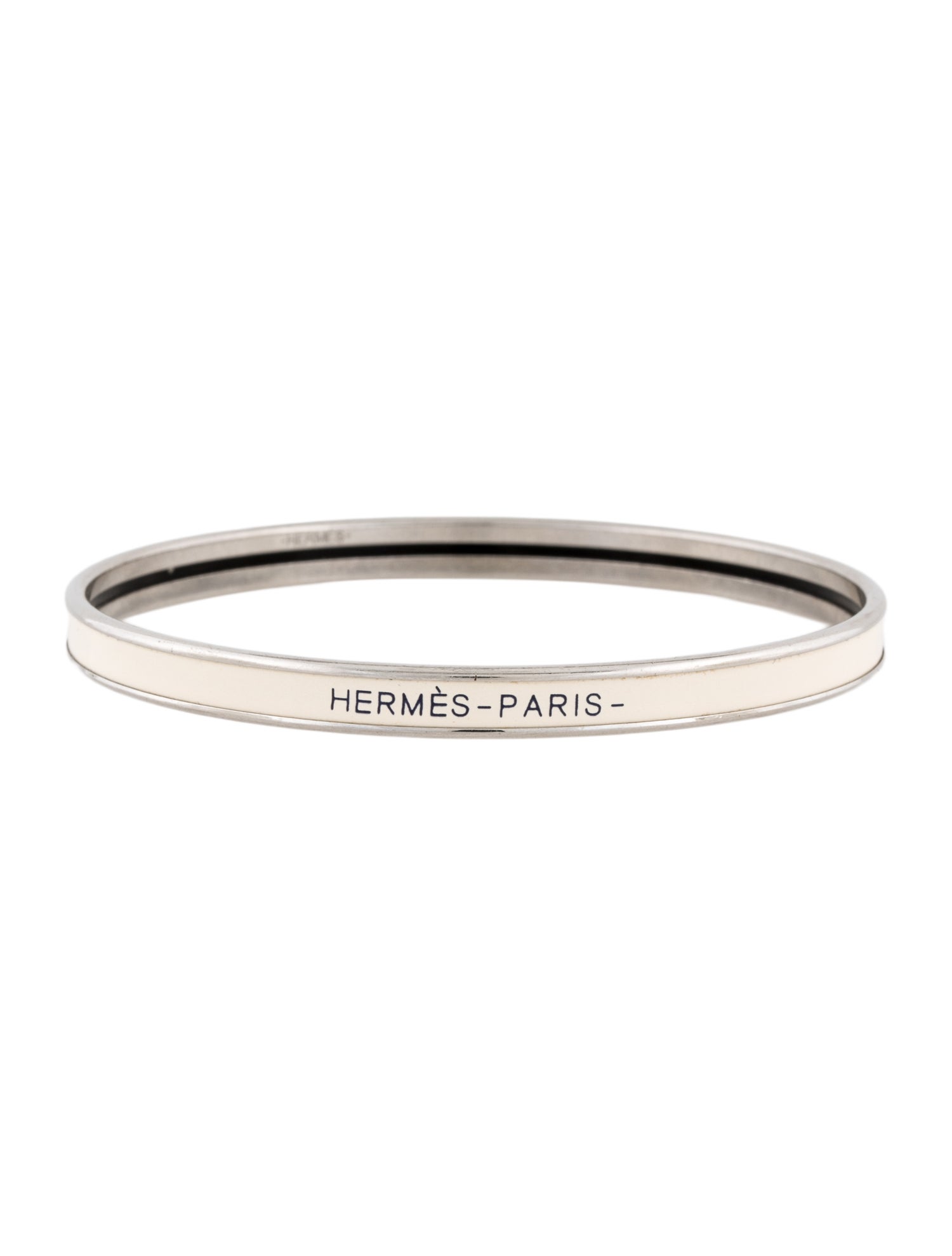 Hermès Extra Narrow Enamel Uni Bangle