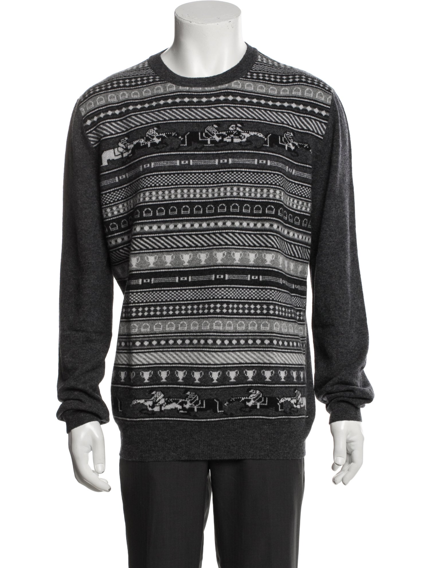 Hermès Wool Printed Pullover