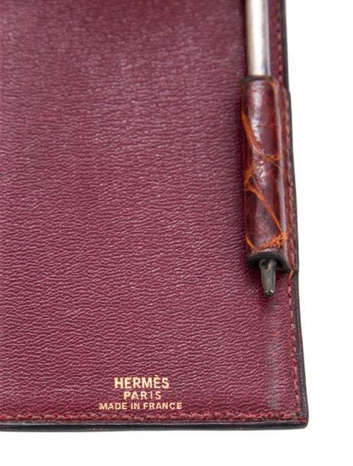 Hermès Crocodile Notepad Cover