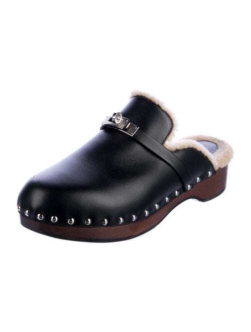 Hermès Carlotta Leather Mules