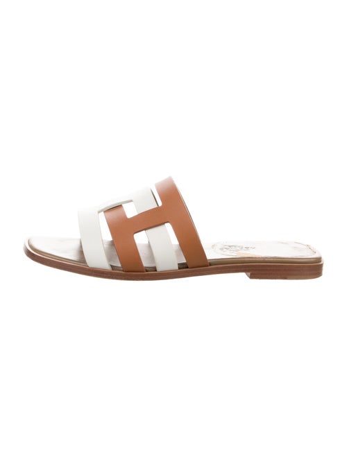 Hermès Amore Leather Slides