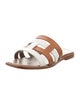 Hermès Amore Leather Slides
