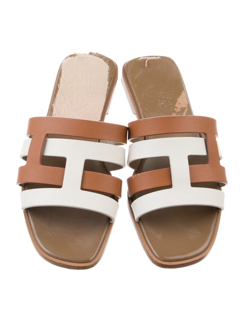 Hermès Amore Leather Slides