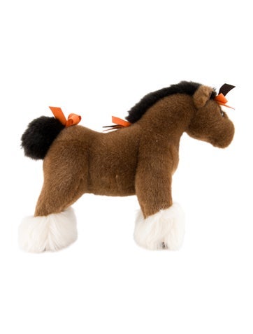 Hermès Figures Small Cheval Hermy Plush