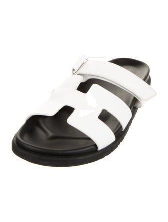 Hermès Chypre H Logo Slingback Sandals