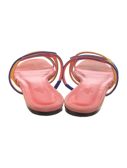 Hermès Olympe Suede Slides