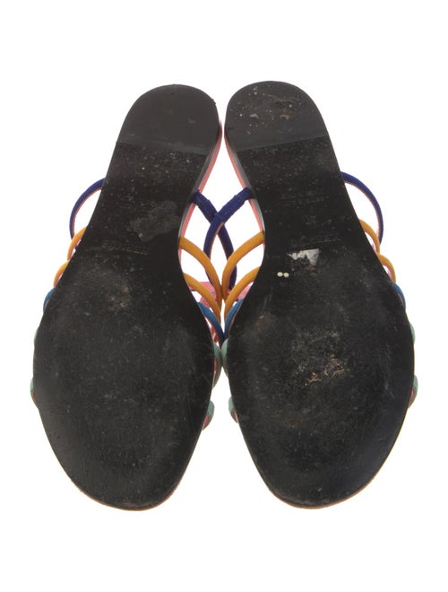 Hermès Olympe Suede Slides