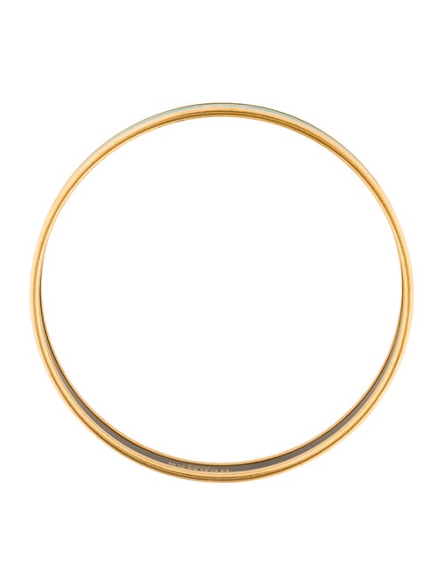 Hermès Narrow Enamel Bangle Bracelet