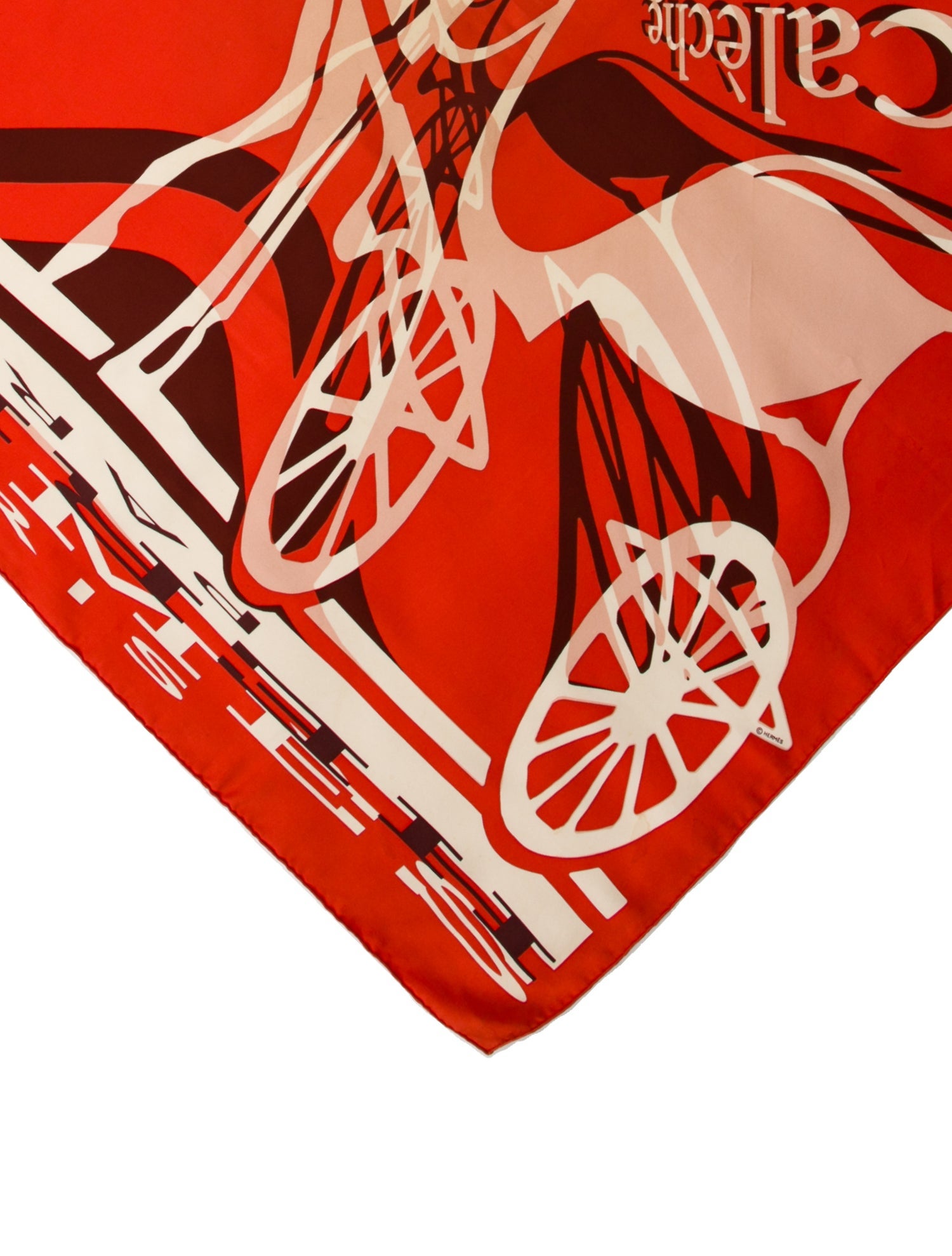 Hermès Calèche Élastique Silk Scarf