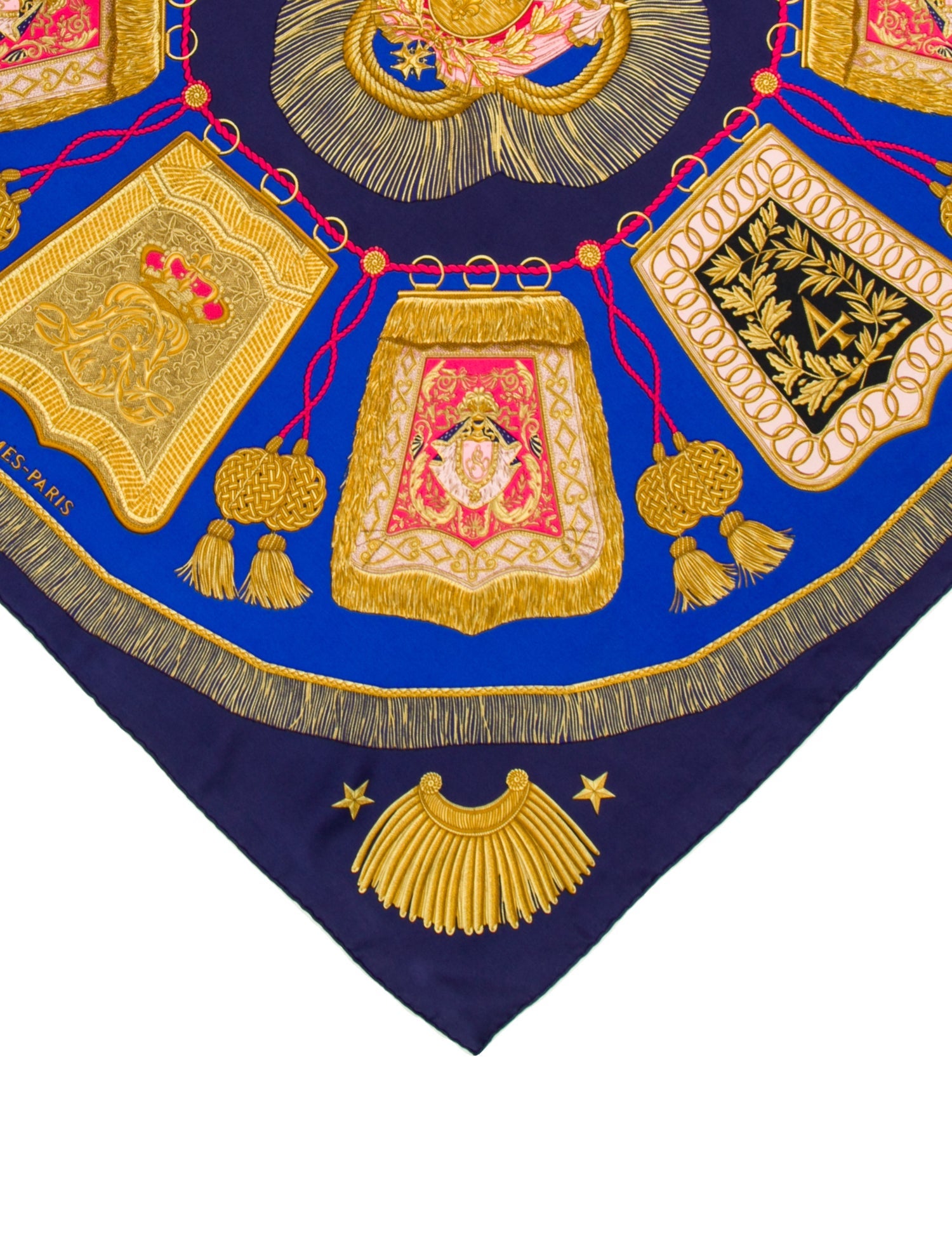Hermès Poste et Cavalerie Silk Scarf