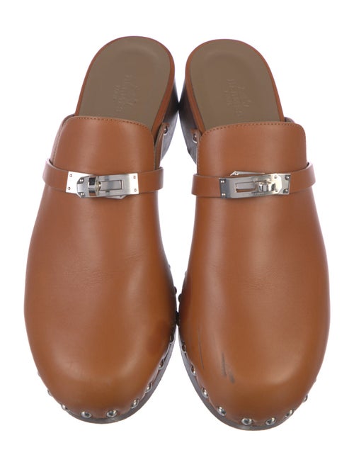 Hermès Carlotta Leather Mules