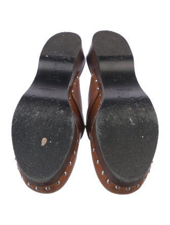 Hermès Carlotta Leather Mules