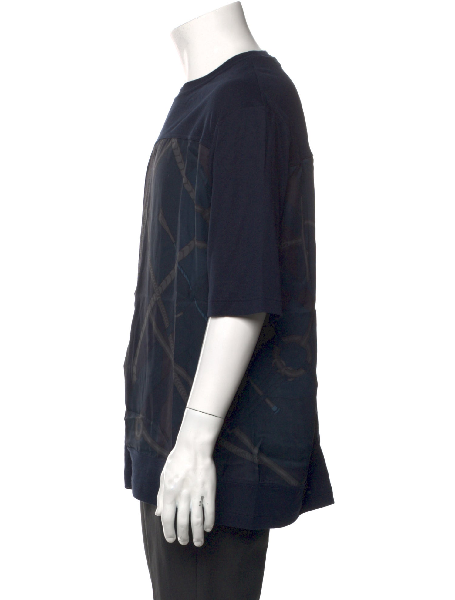 Hermès Graphic Print Crew Neck T-Shirt