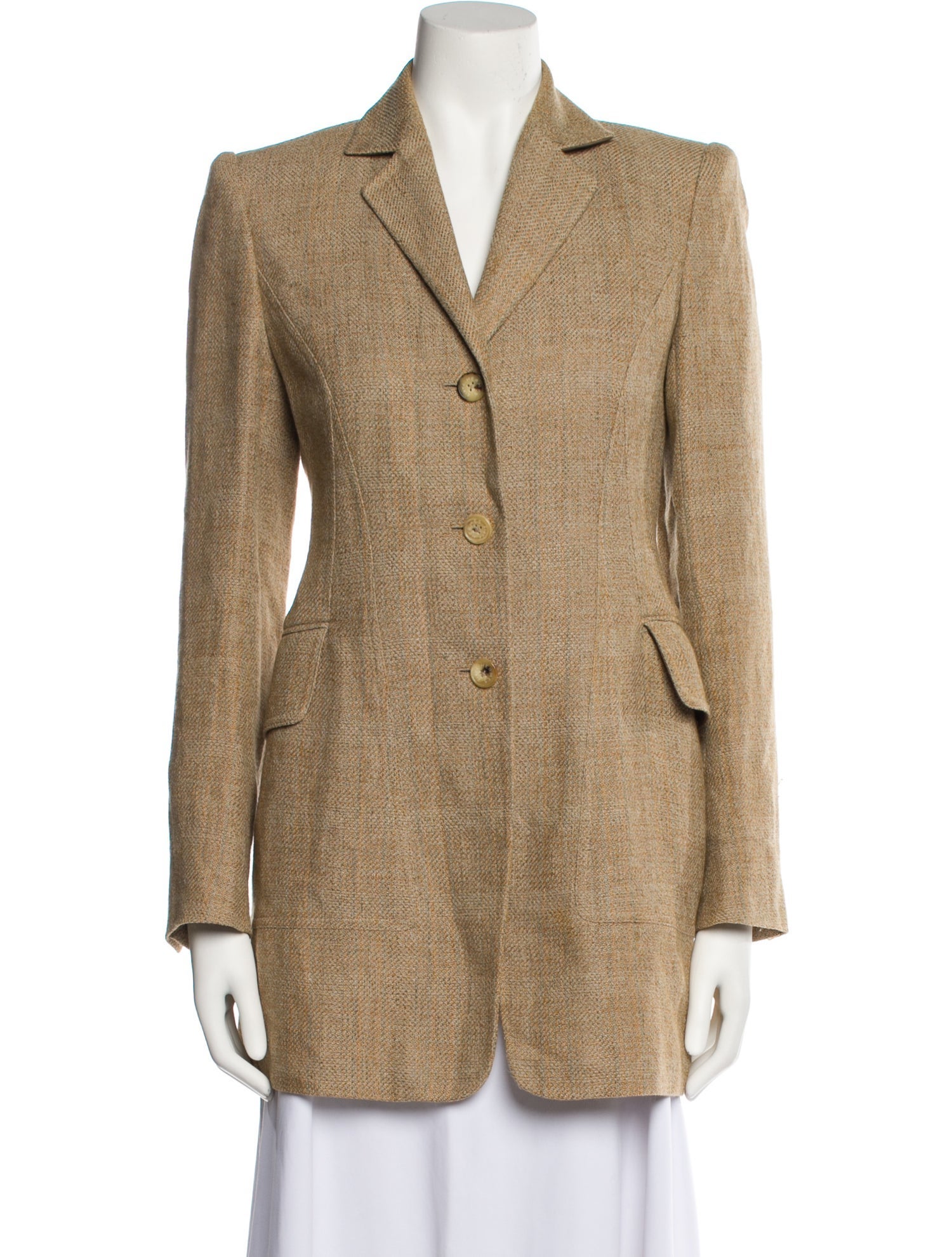 Hermès Linen Printed Blazer