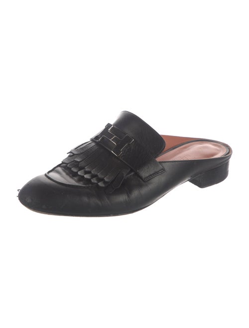 Hermès Rivoli H Logo Mules