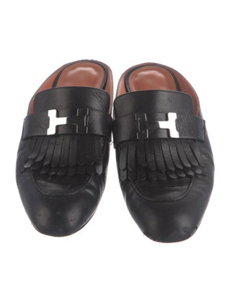 Hermès Rivoli H Logo Mules