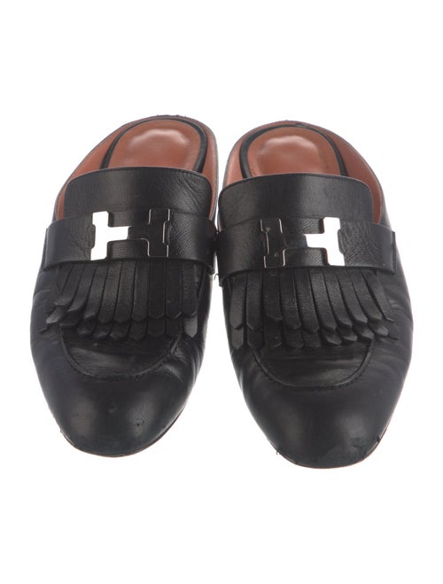Hermès Rivoli H Logo Mules