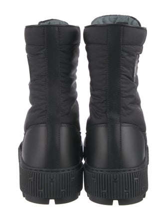 Hermès Fresh Nylon Combat Boots