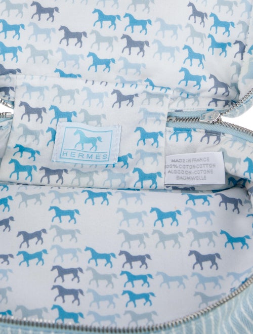 Hermès Kids Stripe Canvas Pouch