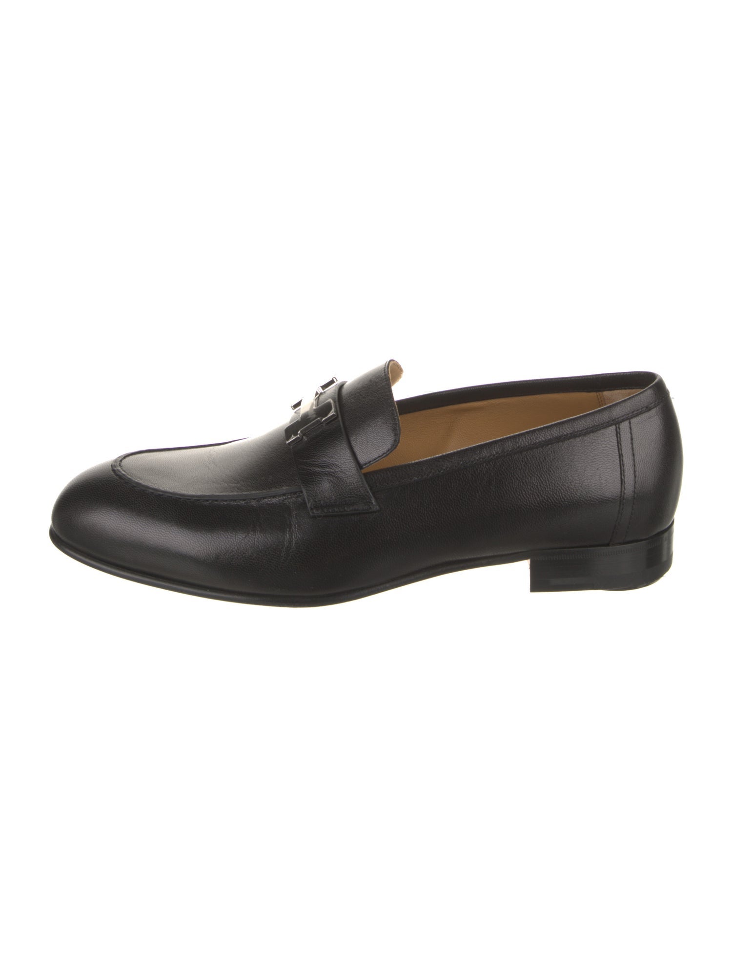 Hermès Paris H Logo Dress Loafers