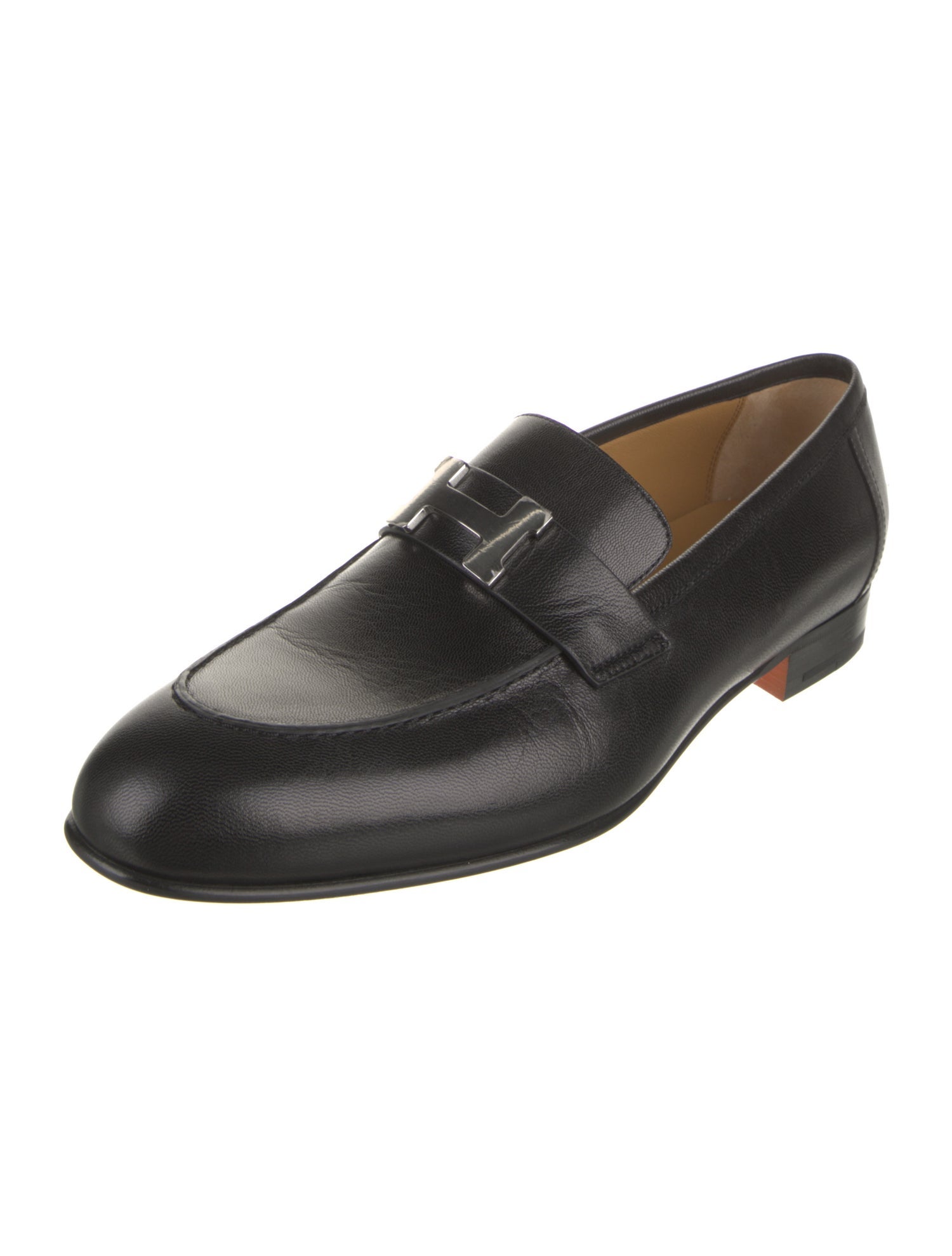 Hermès Paris H Logo Dress Loafers