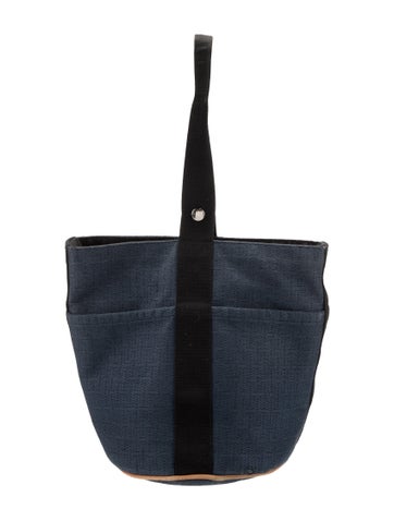 Hermès Shoulder Bags Toile Saxo MM