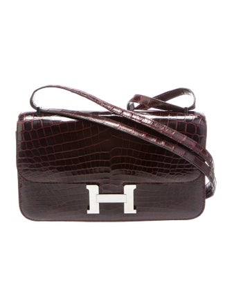 Hermès Shiny Niloticus Crocodile Constance Elan