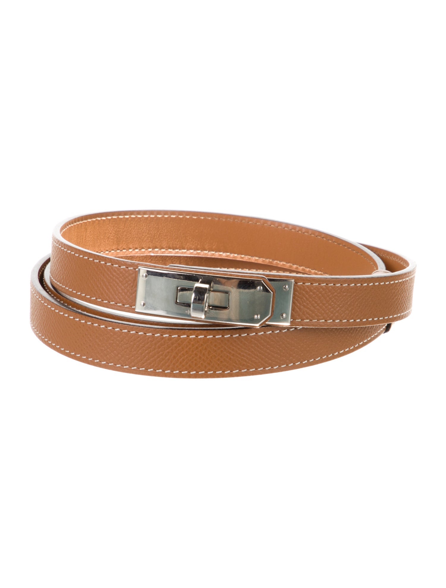Hermès 18 mm Epsom Leather Kelly Belt
