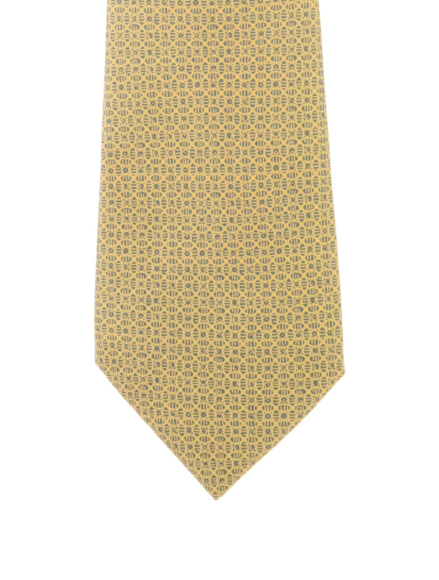 Hermès Pattern Silk Tie