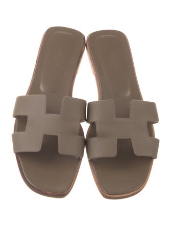 Hermès 2022 Oran 'étoupe' Slides