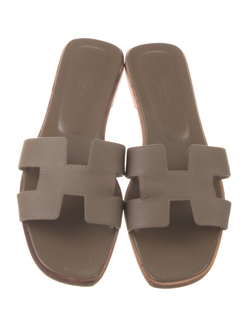 Hermès 2022 Oran 'étoupe' Slides