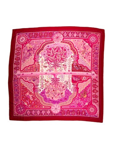 Hermès Scarves and Shawls Aux Portes du Palais Cashmere Shawl 140cm