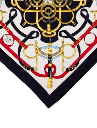 Hermès Eperon D'Or Silk Scarf