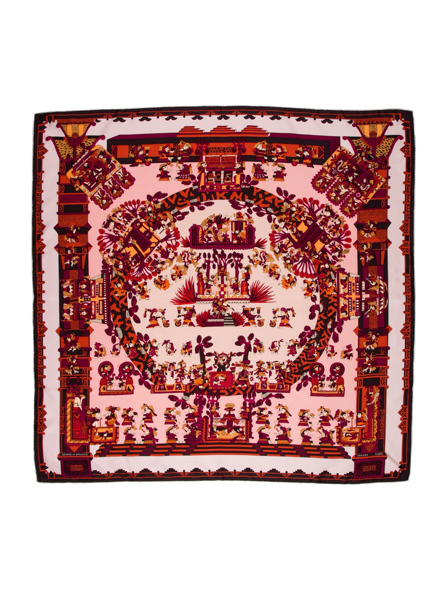 Hermès Astres et Soleils Silk Scarf