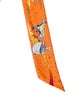 Hermès Space Derby Silk Twilly Scarf