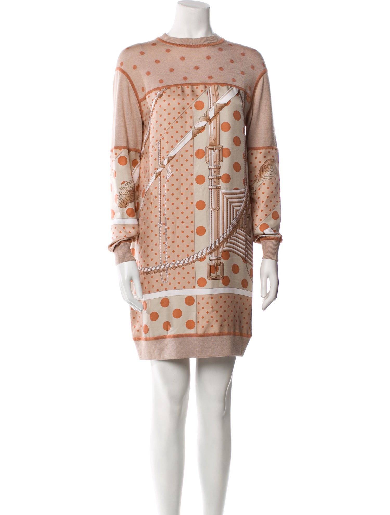 Hermès Silk Mini Dress