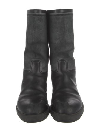 Hermès Leather Rain Boots