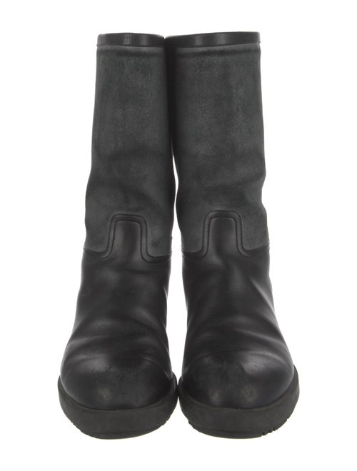 Hermès Leather Rain Boots